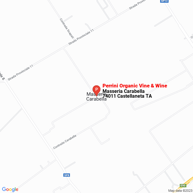 apri la mappa di Perrini Organic Vine & Wine