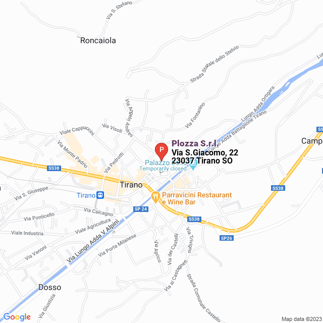 apri la mappa di Plozza S.r.l.