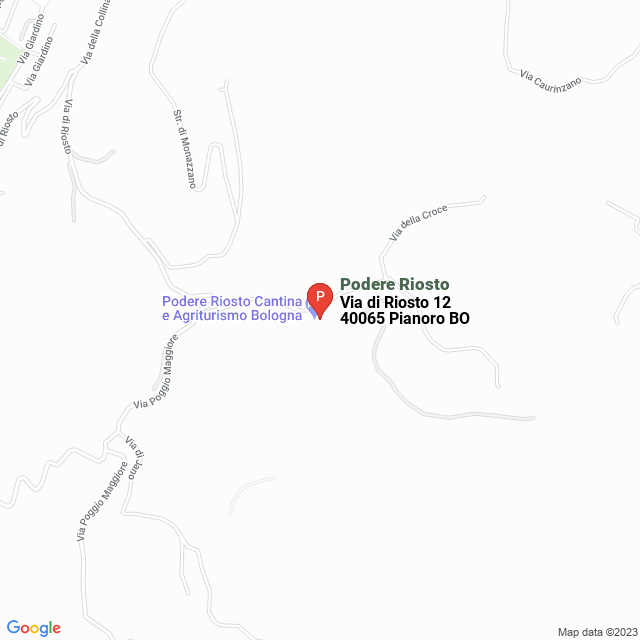 apri la mappa di Podere Riosto