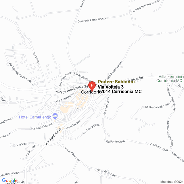 apri la mappa di Podere Sabbioni