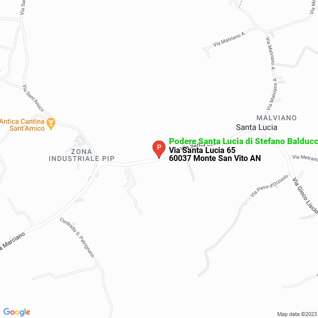apri la mappa di Podere Santa Lucia di Stefano Balducci