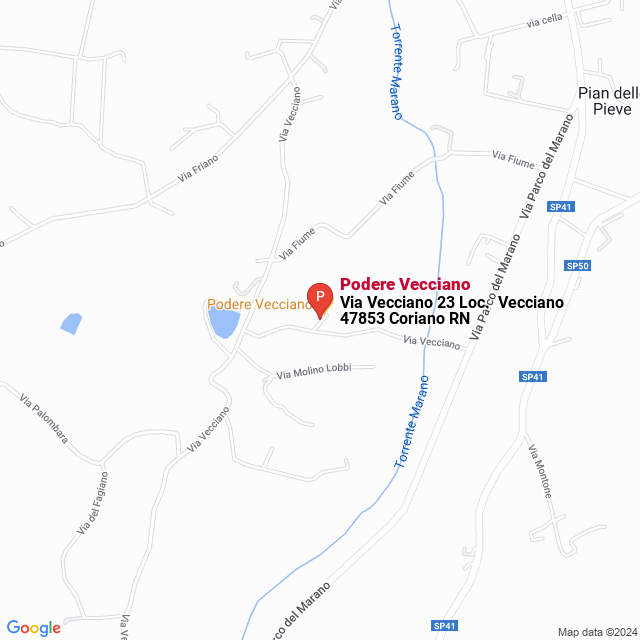 apri la mappa di Podere Vecciano