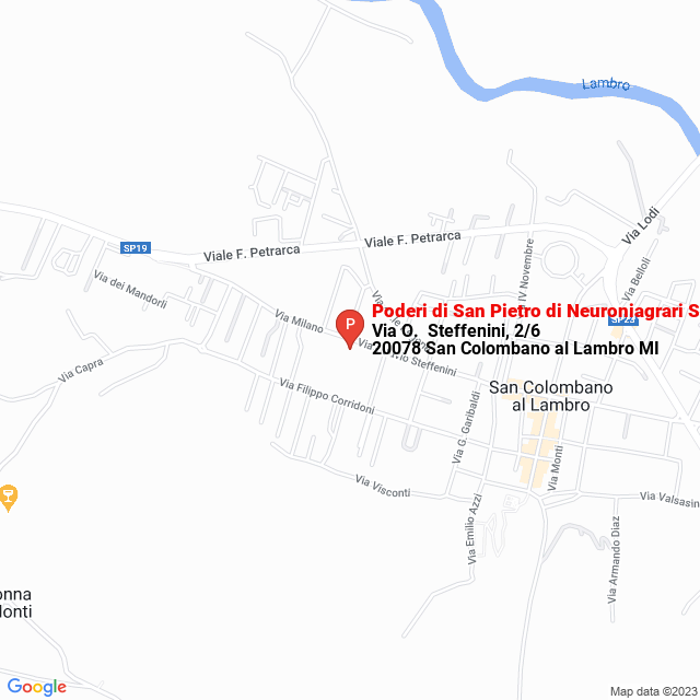 apri la mappa di Poderi di San Pietro di Neuroniagrari Soc Agr. S.r.l.