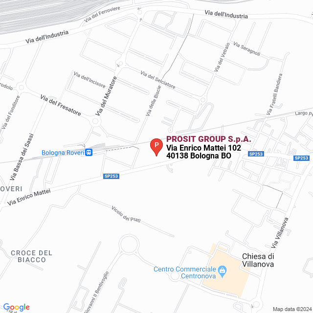 apri la mappa di PROSIT GROUP S.p.A.
