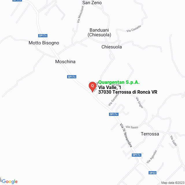 apri la mappa di Quargentan S.p.A.