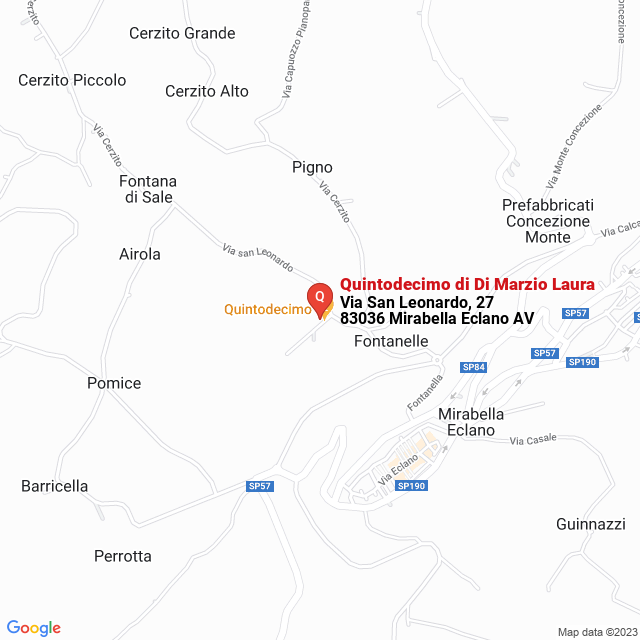 apri la mappa di Quintodecimo di Di Marzio Laura