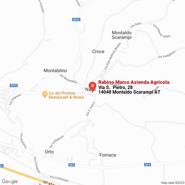 apri la mappa di Rabino Marco Azienda Agricola