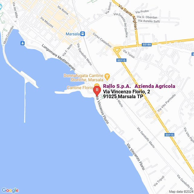 apri la mappa di Rallo S.p.A. - Azienda Agricola