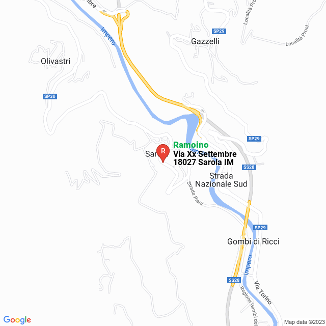 apri la mappa di Ramoino