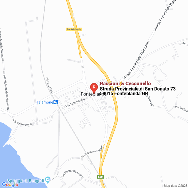 apri la mappa di Rascioni & Cecconello