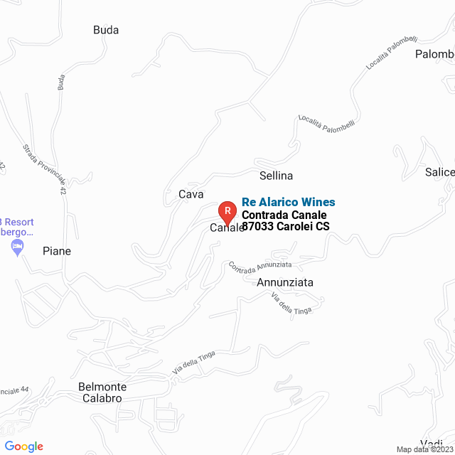 apri la mappa di Re Alarico Wines