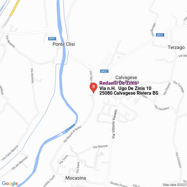 apri la mappa di Redaelli De Zinis