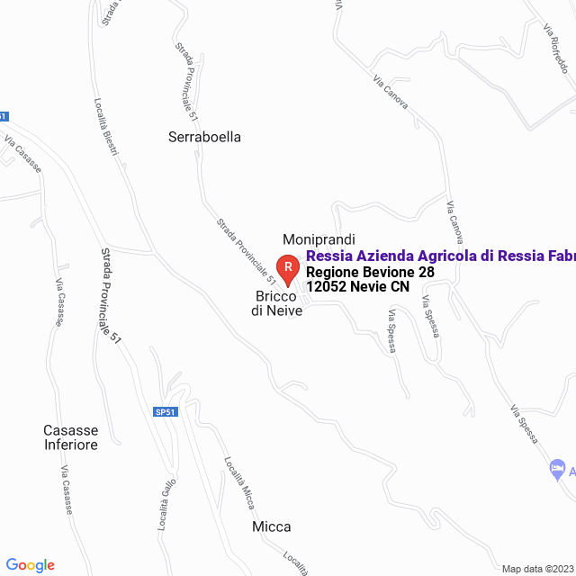 apri la mappa di Ressia Azienda Agricola di Ressia Fabrizio