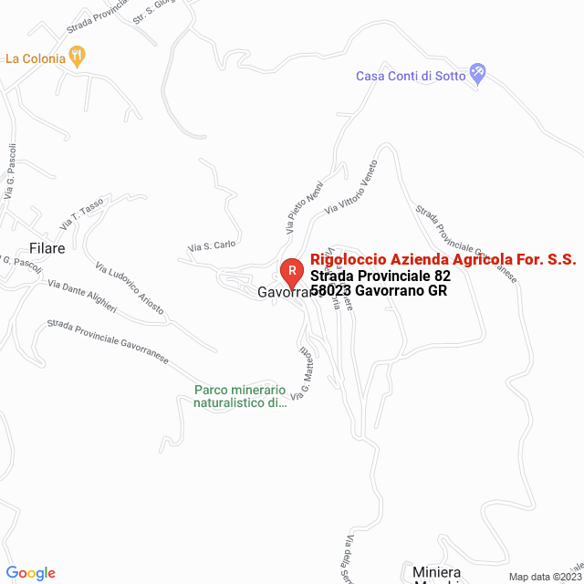 apri la mappa di Rigoloccio Azienda Agricola For. S.S.