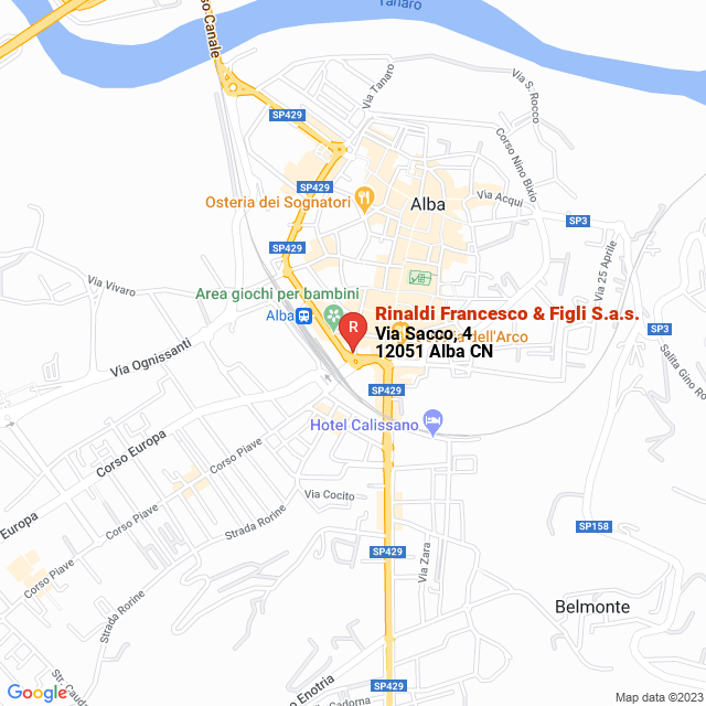 apri la mappa di Rinaldi Francesco & Figli S.a.s.
