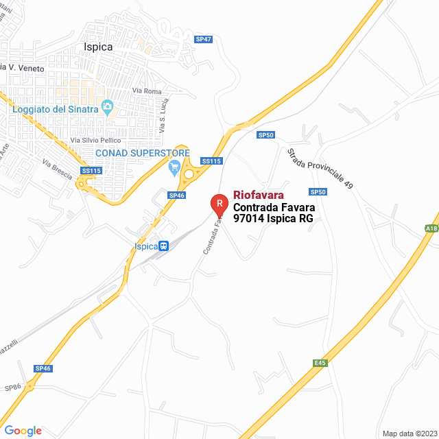apri la mappa di Riofavara