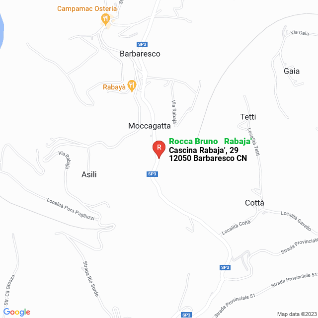 apri la mappa di Rocca Bruno - Rabaja‘