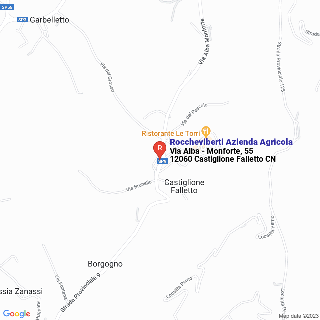 apri la mappa di Roccheviberti Azienda Agricola