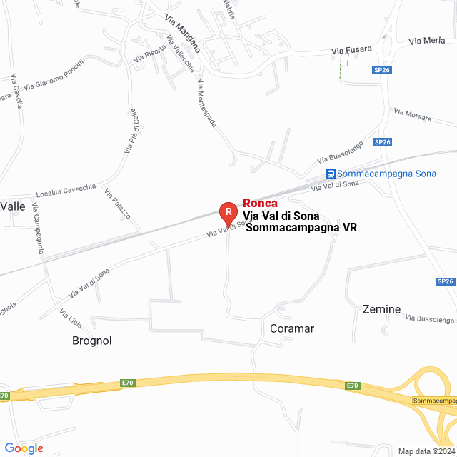 apri la mappa di Ronca