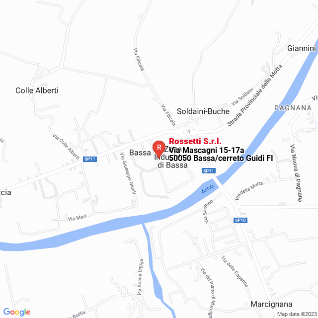 apri la mappa di Rossetti S.r.l.