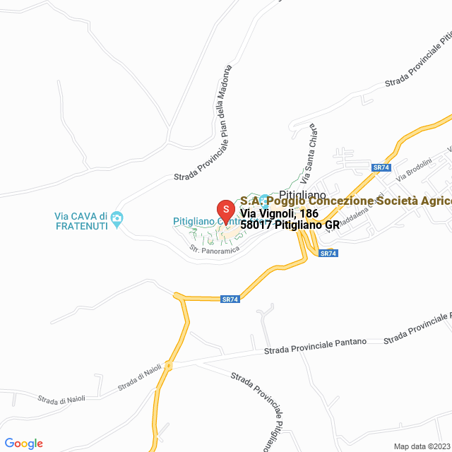 apri la mappa di S.A. Poggio Concezione Società Agricola Biologica a r.l.