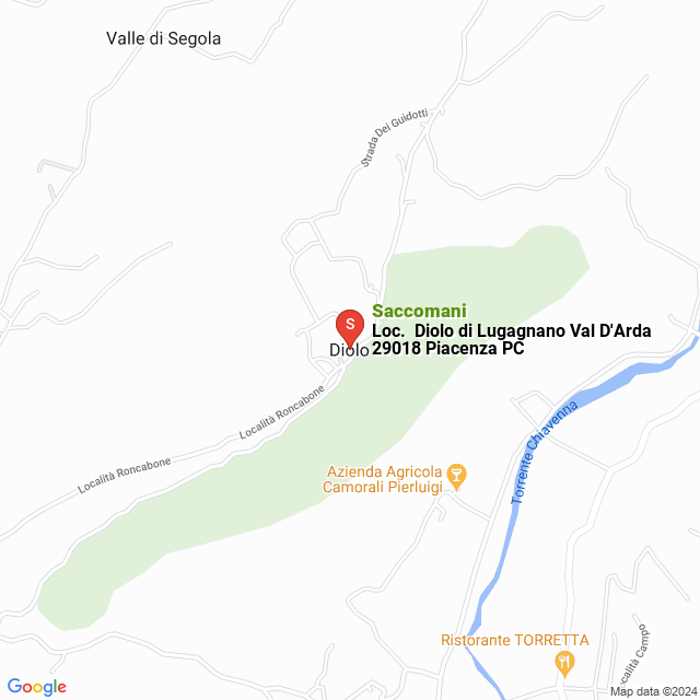 apri la mappa di Saccomani