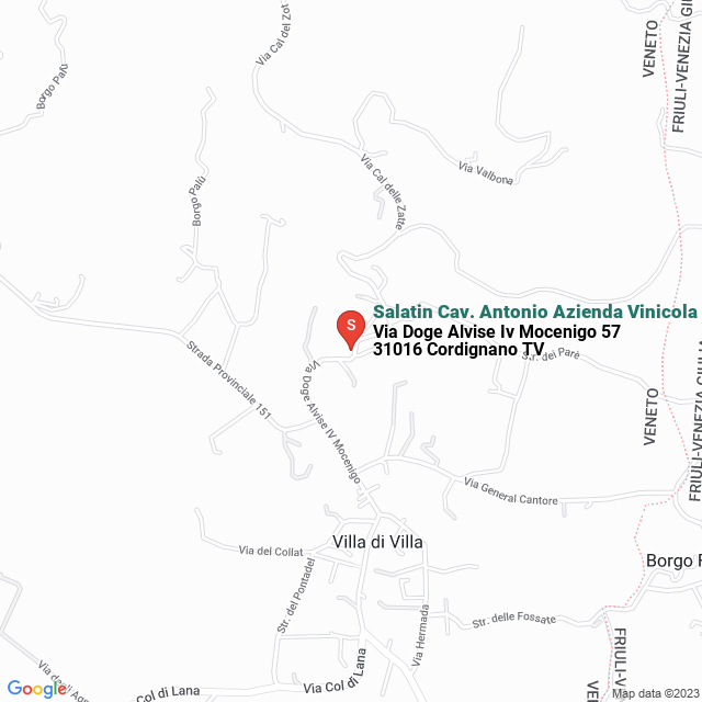 apri la mappa di Salatin Cav. Antonio Azienda Vinicola