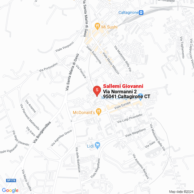 apri la mappa di Sallemi Giovanni