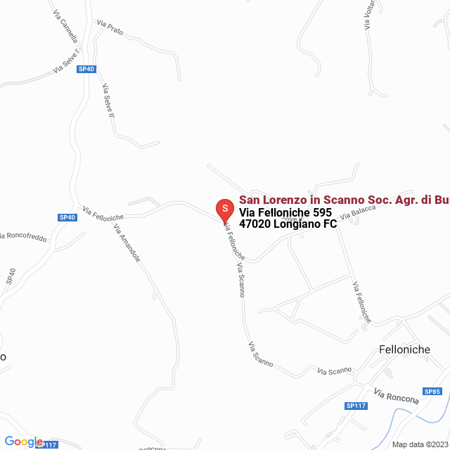 apri la mappa di San Lorenzo in Scanno Soc. Agr. di Burioli Giovanni & C. S.n.c.