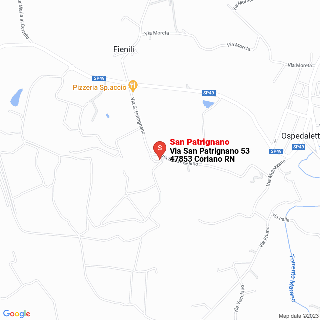 apri la mappa di San Patrignano