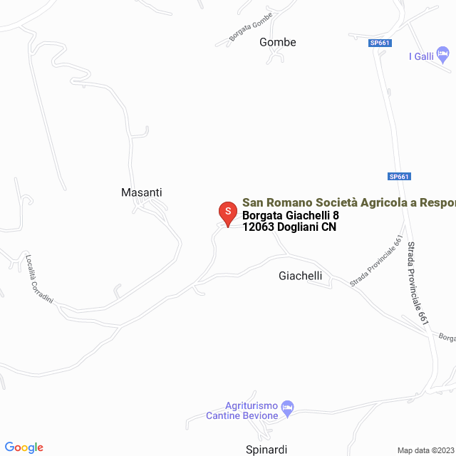 apri la mappa di San Romano Società Agricola a Responsabilità Limitata a Socio Unico