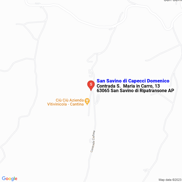 apri la mappa di San Savino di Capecci Domenico