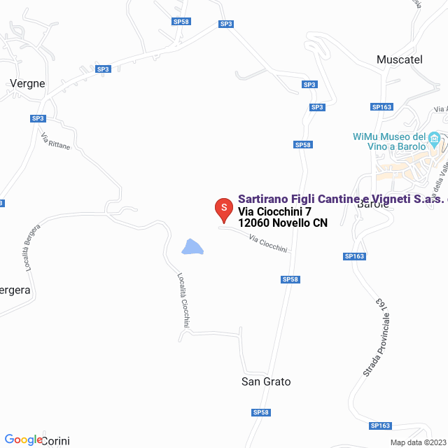apri la mappa di Sartirano Figli Cantine e Vigneti S.a.s. di Sartirano Guido