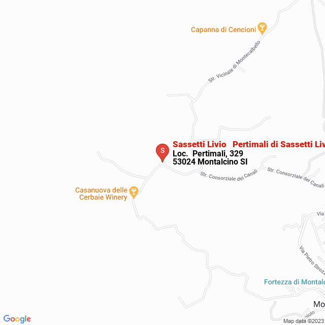 apri la mappa di Sassetti Livio - Pertimali di Sassetti Livio