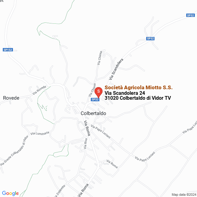 apri la mappa di Società Agricola Miotto S.S.