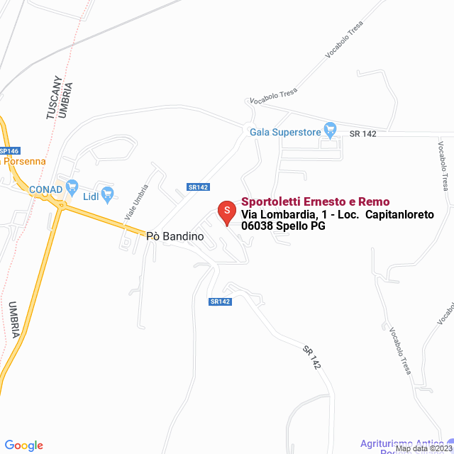 apri la mappa di Sportoletti Ernesto e Remo