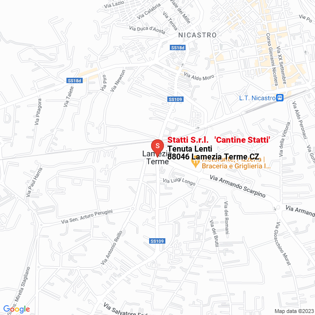 apri la mappa di Statti S.r.l. - ‘Cantine Statti‘