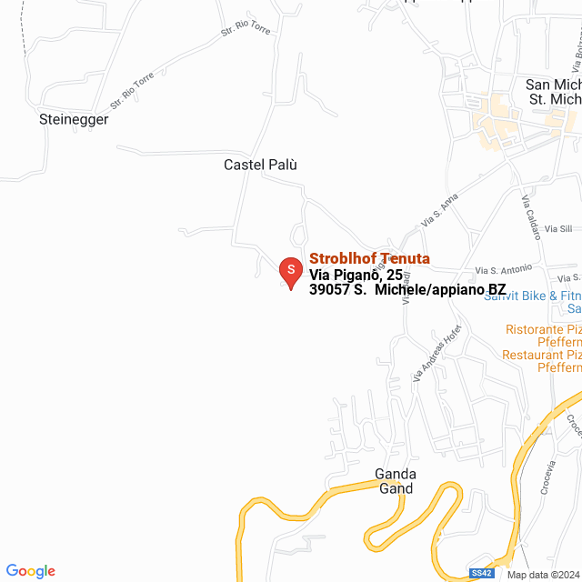 apri la mappa di Stroblhof Tenuta