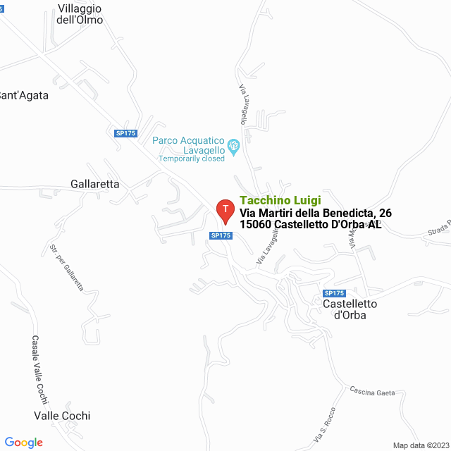 apri la mappa di Tacchino Luigi