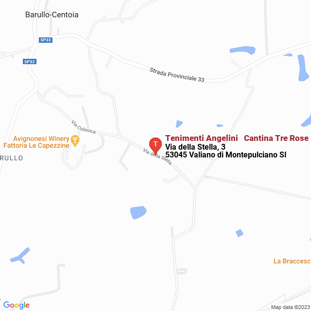 apri la mappa di Tenimenti Angelini - Cantina Tre Rose