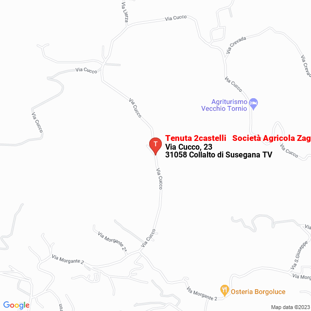 apri la mappa di Tenuta 2castelli - Società Agricola Zago Gasparini S.r.l.