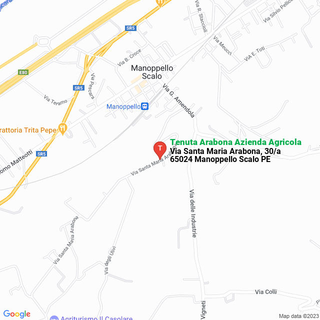 apri la mappa di Tenuta Arabona Azienda Agricola