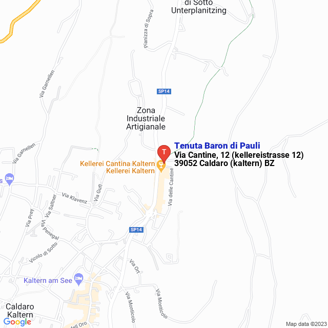 apri la mappa di Tenuta Baron di Pauli