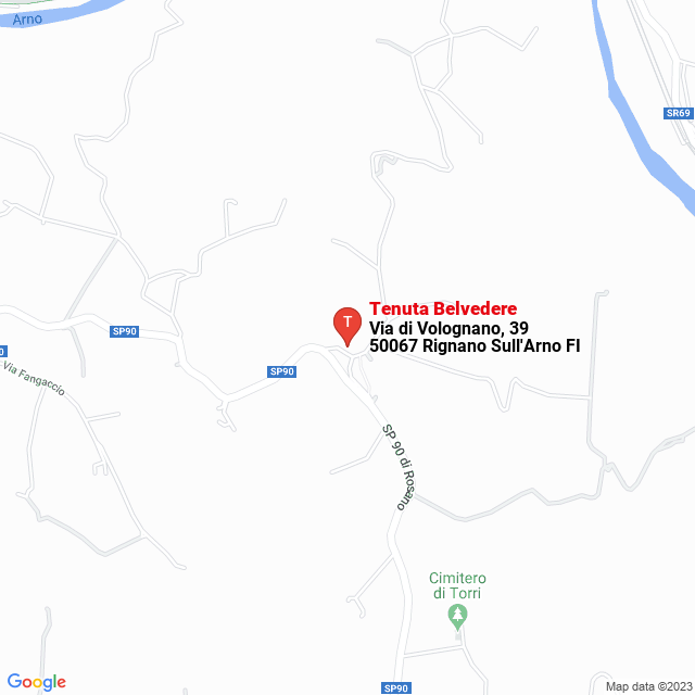 apri la mappa di Tenuta Belvedere