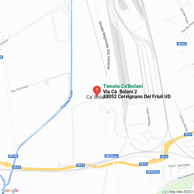 apri la mappa di Tenuta Ca‘Bolani