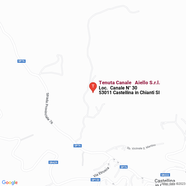 apri la mappa di Tenuta Canale - Aiello S.r.l.