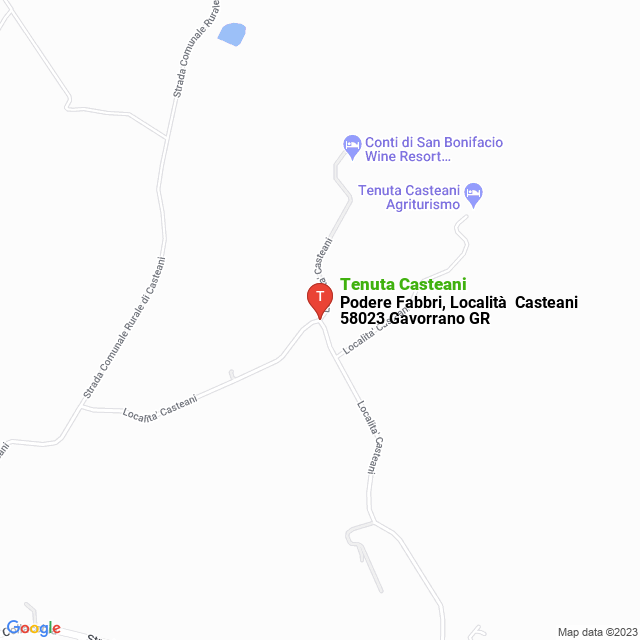 apri la mappa di Tenuta Casteani