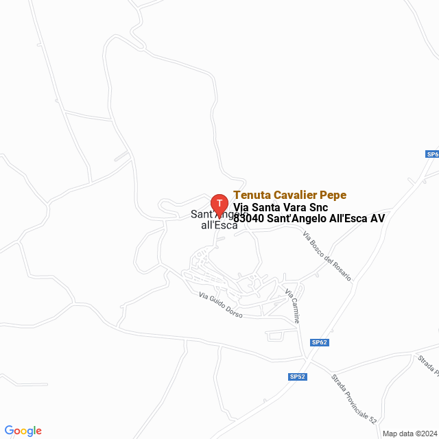apri la mappa di Tenuta Cavalier Pepe