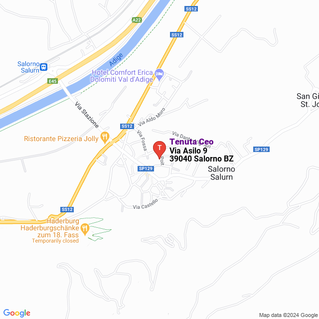 apri la mappa di Tenuta Ceo