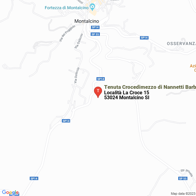apri la mappa di Tenuta Crocedimezzo di Nannetti Barbara e Roberto